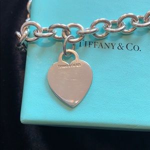 Gently Worn Tiffany Heart Tag Necklace